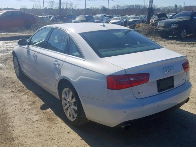 WAUGFAFC9FN015321 - 2015 AUDI A6 PREMIUM WHITE photo 3