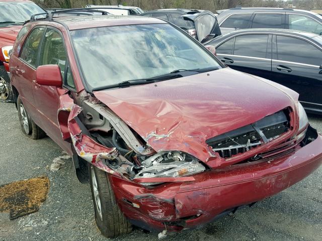 JT6HF10U4X0056986 - 1999 LEXUS RX 300 MAROON photo 1