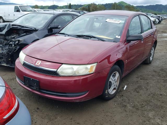 1G8AG52F94Z135536 - 2004 SATURN ION LEVEL RED photo 2