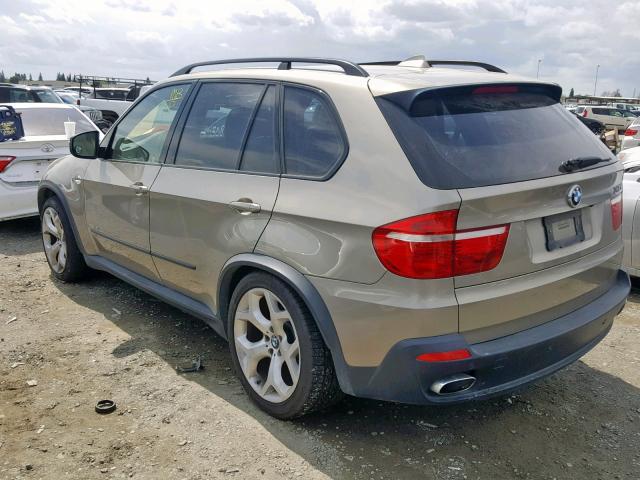 5UXFE83549L171880 - 2009 BMW X5 XDRIVE4 TAN photo 3