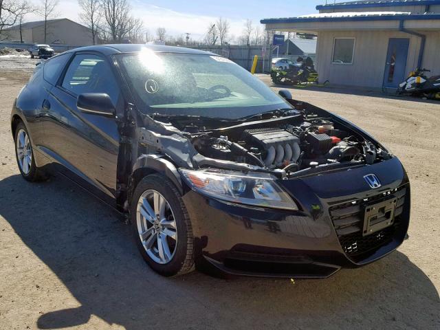 JHMZF1C48CS002581 - 2012 HONDA CR-Z BLACK photo 1