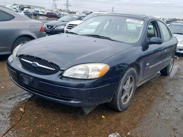 1FAHP56S13A245558 - 2003 FORD TAURUS SEL BLACK photo 2