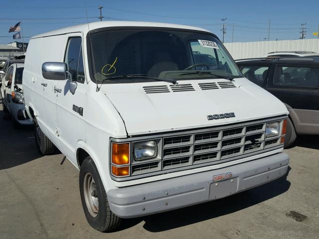 2B7HB21Y1LK754413 - 1990 DODGE RAM VAN B2 WHITE photo 1