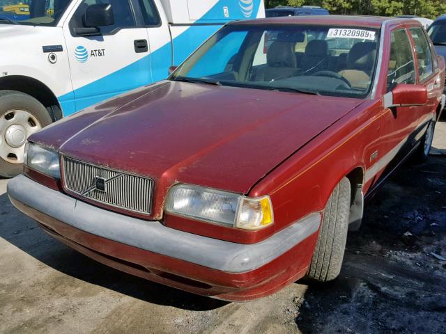 YV1LS5520R2128104 - 1994 VOLVO 850 BURGUNDY photo 2