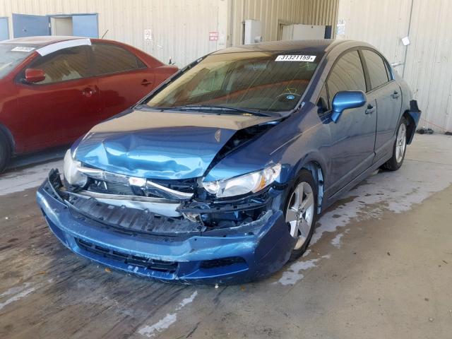 19XFA1F68AE050484 - 2010 HONDA CIVIC LX-S BLUE photo 2