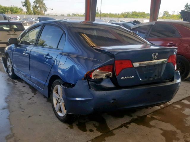 19XFA1F68AE050484 - 2010 HONDA CIVIC LX-S BLUE photo 3