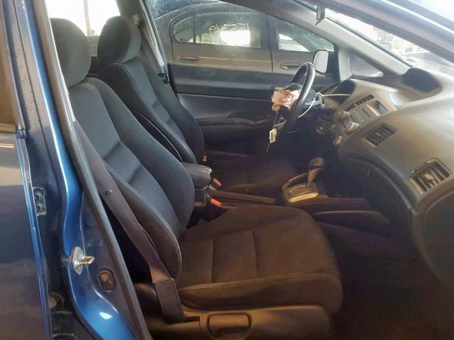 19XFA1F68AE050484 - 2010 HONDA CIVIC LX-S BLUE photo 5