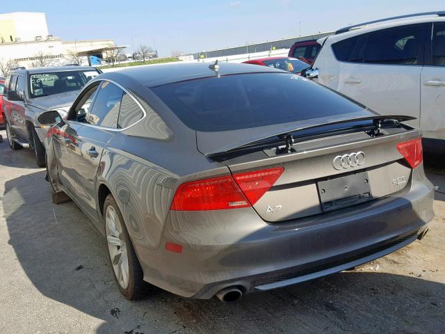 WAU2GAFC8CN173927 - 2012 AUDI A7 PRESTIG GRAY photo 3