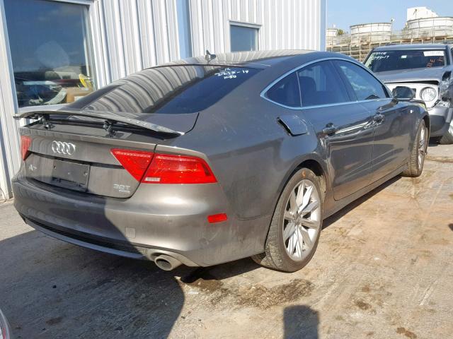 WAU2GAFC8CN173927 - 2012 AUDI A7 PRESTIG GRAY photo 4