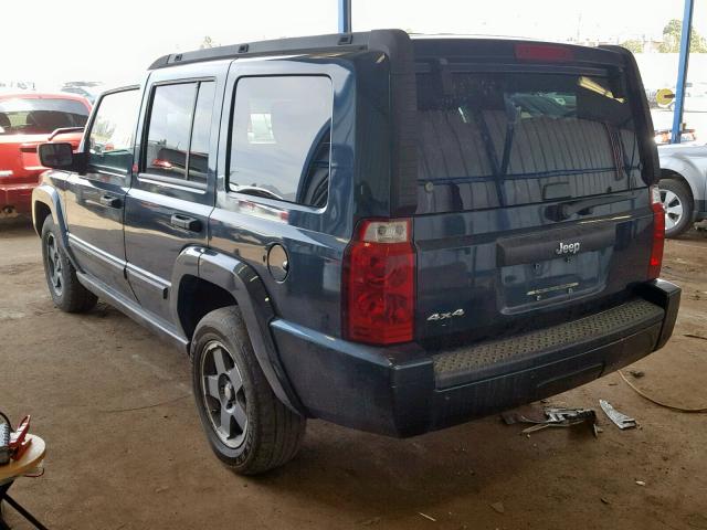 1J8HG48K46C124493 - 2006 JEEP COMMANDER 绿色 照片 3