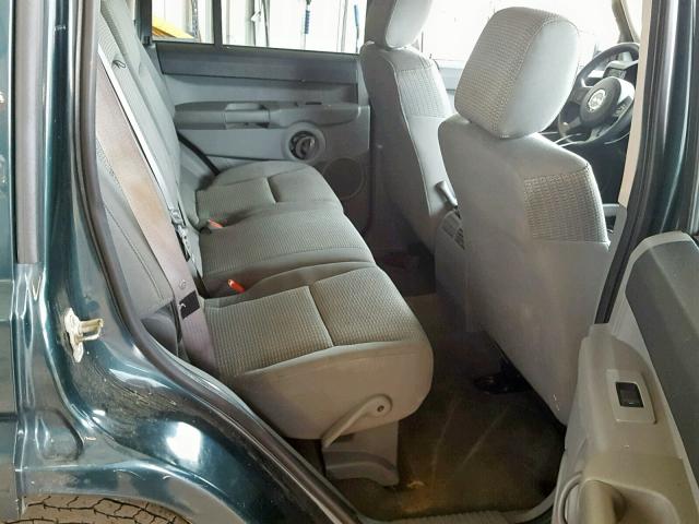 1J8HG48K46C124493 - 2006 JEEP COMMANDER 绿色 照片 6