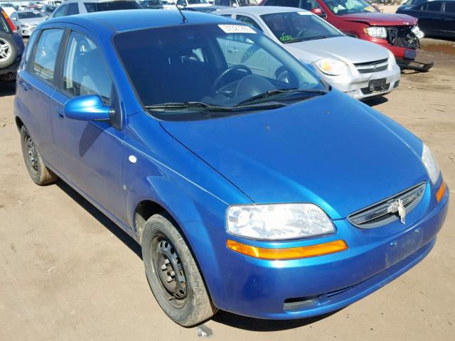 KL1TD66648B275961 - 2008 CHEVROLET AVEO BASE Көк фото 1