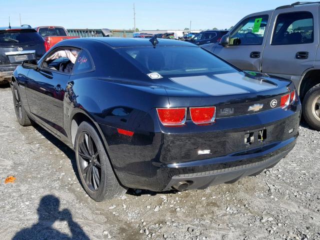 2G1FA1ED7B9129010 - 2011 CHEVROLET CAMARO LS BLACK photo 3