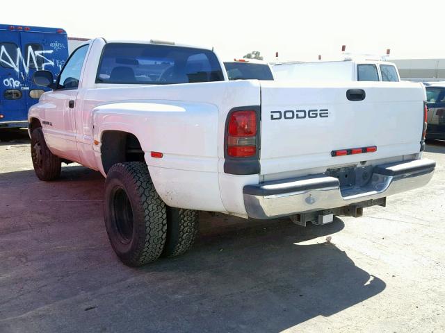 3B7MC3655YM229957 - 2000 DODGE RAM 3500 WHITE photo 3