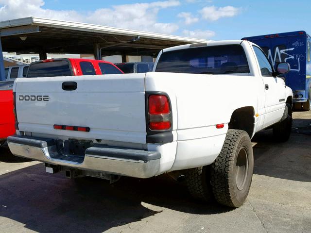 3B7MC3655YM229957 - 2000 DODGE RAM 3500 WHITE photo 4