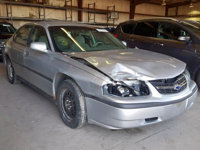 2G1WF52E249382437 - 2004 CHEVROLET IMPALA SILVER photo 1