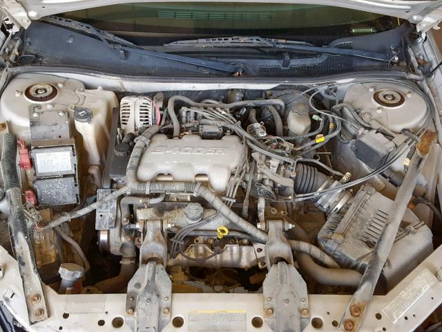 2G1WF52E249382437 - 2004 CHEVROLET IMPALA SILVER photo 7