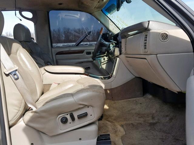 1GYEK63N62R161178 - 2002 CADILLAC ESCALADE L TAN photo 5