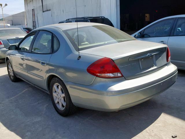 1FAFP56U66A166979 - 2006 FORD TAURUS SEL GREEN photo 3