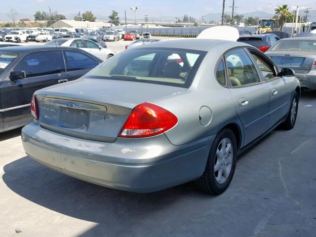 1FAFP56U66A166979 - 2006 FORD TAURUS SEL GREEN photo 4