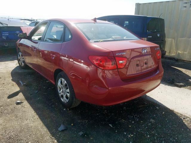 KMHDU46D29U723681 - 2009 HYUNDAI ELANTRA GLS  photo 3