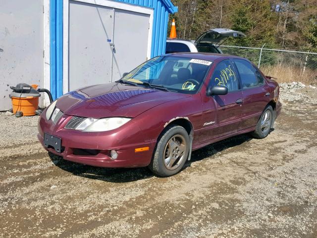 3G2JB52F54S108467 - 2004 PONTIAC SUNFIRE SL RED photo 2