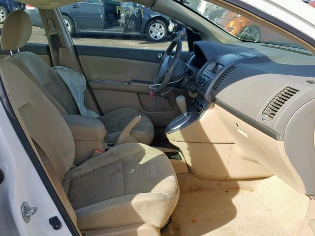 3N1AB61E47L666290 - 2007 NISSAN SENTRA 2.0 WHITE photo 5