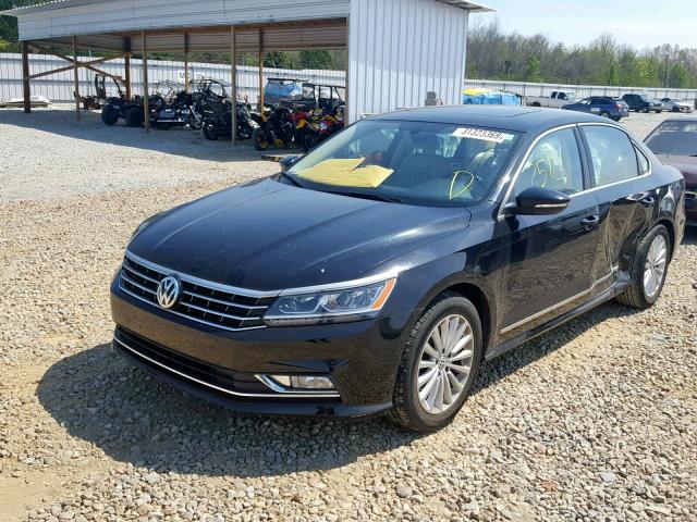 1VWBS7A38GC050610 - 2016 VOLKSWAGEN PASSAT SE BLACK photo 2