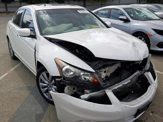 1HGCP3F8XCA042408 - 2012 HONDA ACCORD EXL WHITE photo 1