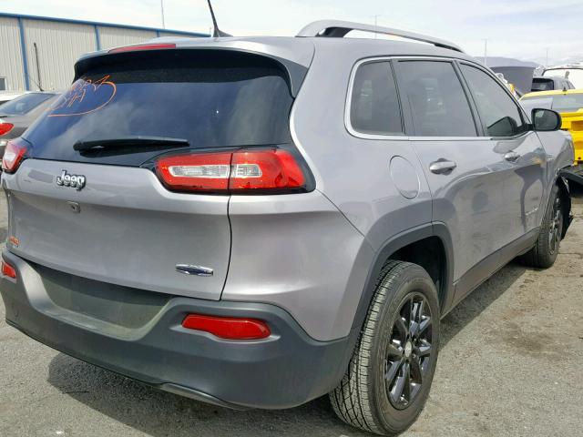 1C4PJLLB9JD553850 - 2018 JEEP CHEROKEE L SILVER photo 4