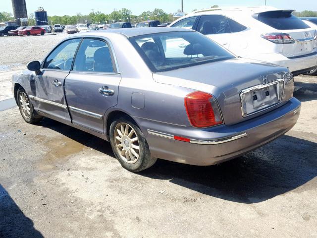 KMHFU45E95A402199 - 2005 HYUNDAI XG 350 GRAY photo 3