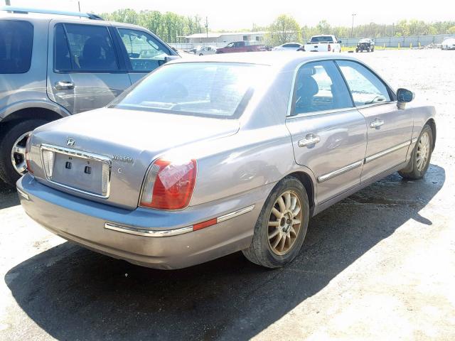 KMHFU45E95A402199 - 2005 HYUNDAI XG 350 GRAY photo 4