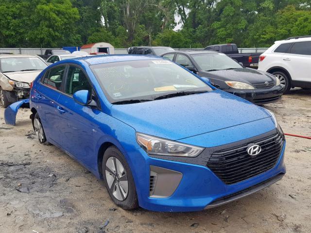 KMHC65LC6HU031025 - 2017 HYUNDAI IONIQ BLUE BLUE photo 1