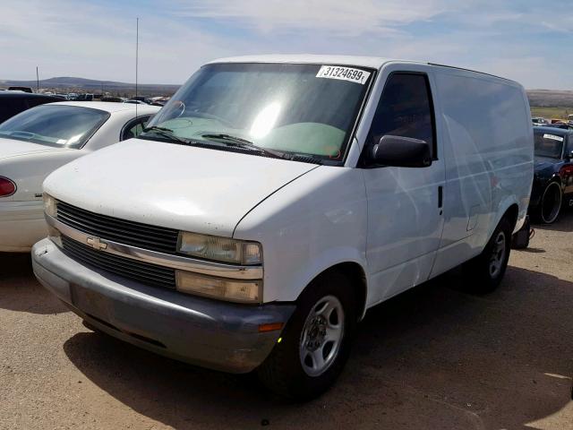 1GCDM19X43B121215 - 2003 CHEVROLET ASTRO WHITE photo 2