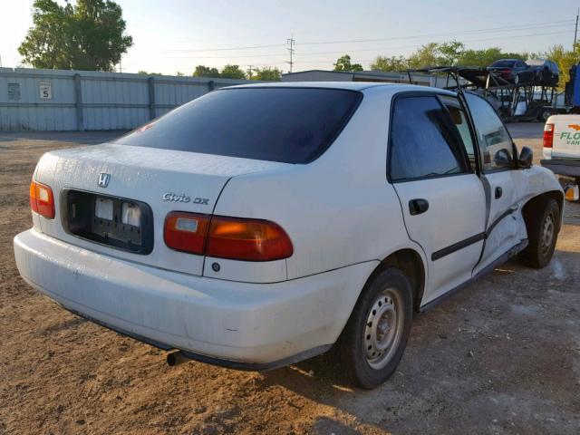 JHMEG8644RS019192 - 1994 HONDA CIVIC DX WHITE photo 4