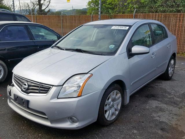 3N1AB6AP3BL652276 - 2011 NISSAN SENTRA 2.0 SILVER photo 2