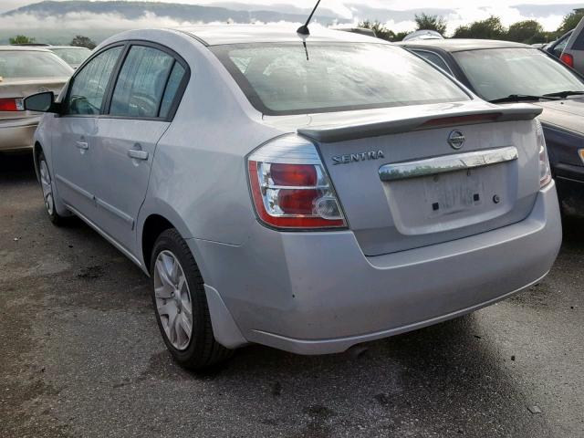 3N1AB6AP3BL652276 - 2011 NISSAN SENTRA 2.0 SILVER photo 3