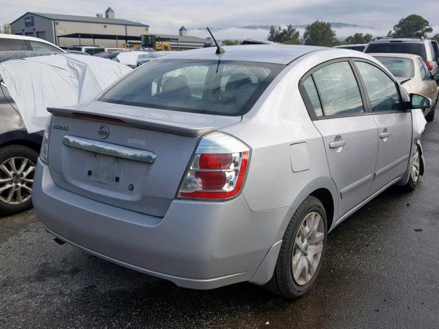 3N1AB6AP3BL652276 - 2011 NISSAN SENTRA 2.0 SILVER photo 4