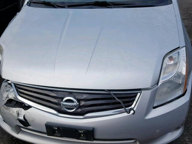 3N1AB6AP3BL652276 - 2011 NISSAN SENTRA 2.0 SILVER photo 7