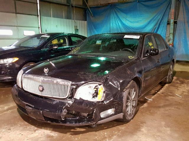 1G6KD54Y55U219405 - 2005 CADILLAC DEVILLE BLACK photo 2