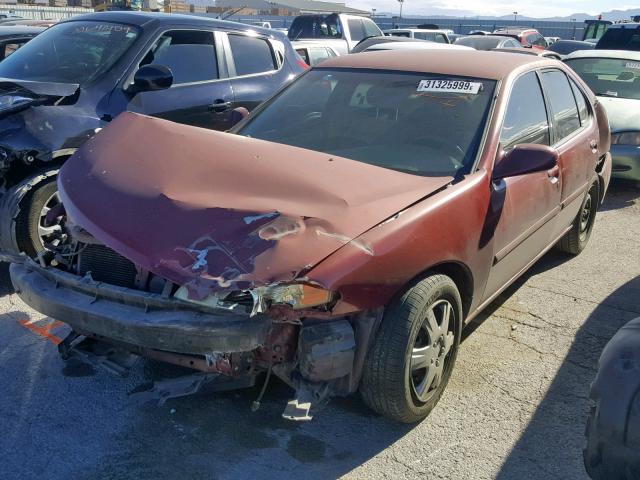 1N4DL01DX1C160953 - 2001 NISSAN ALTIMA XE RED photo 2