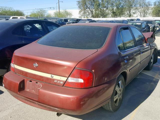 1N4DL01DX1C160953 - 2001 NISSAN ALTIMA XE RED photo 4