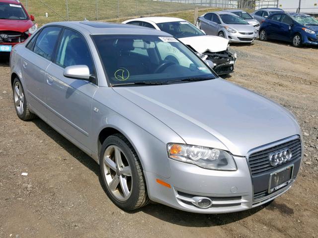 WAUDH78E47A192074 - 2007 AUDI A4 3.2 QUA SILVER photo 1