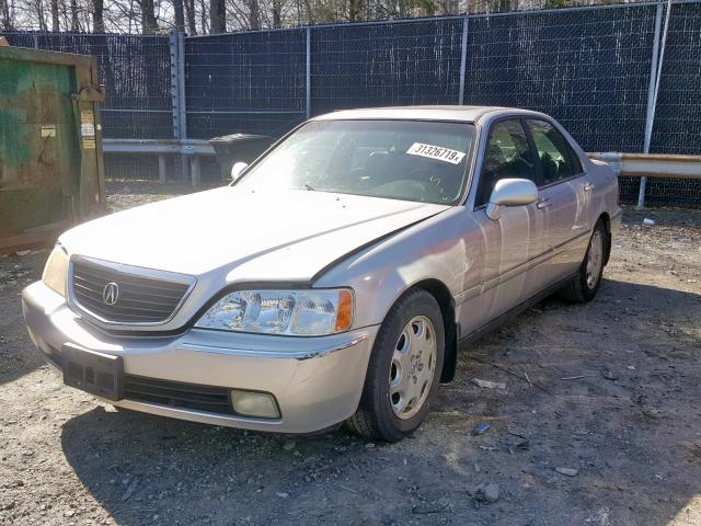 JH4KA9656YC006794 - 2000 ACURA 3.5RL SILVER photo 2