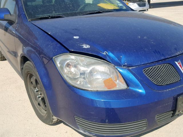 1G2AL15F377222259 - 2007 PONTIAC G5 BLUE photo 9