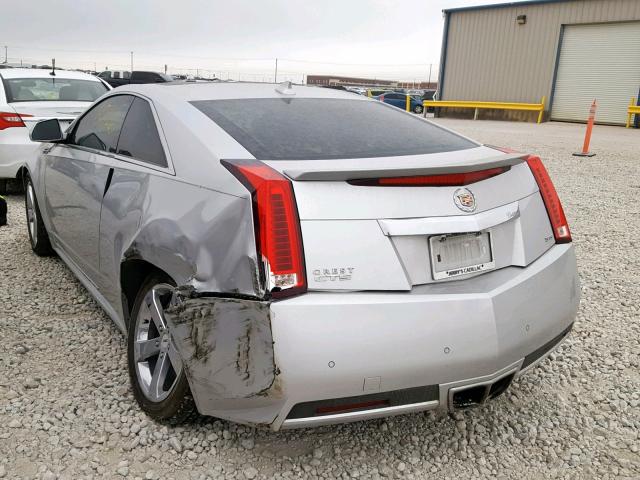 1G6DP1ED7B0160557 - 2011 CADILLAC CTS PREMIU SILVER photo 3