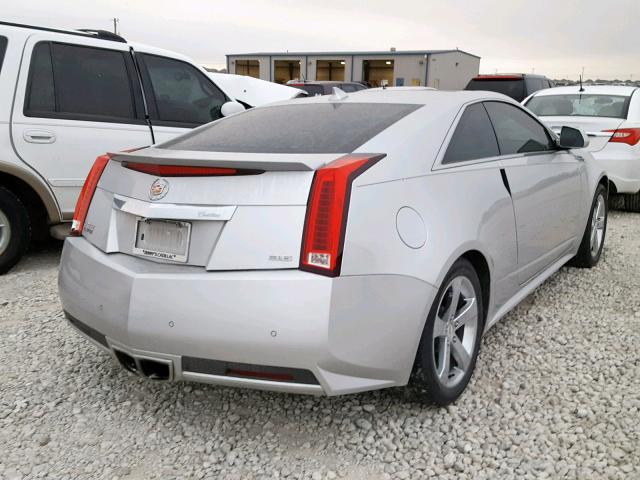 1G6DP1ED7B0160557 - 2011 CADILLAC CTS PREMIU SILVER photo 4