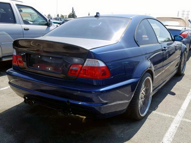 WBSBL93465PN63144 - 2005 BMW M3 BLUE photo 4