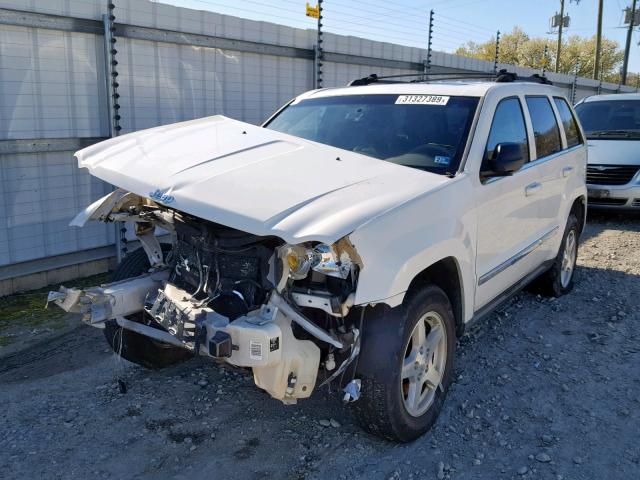 1J8HS58NX5C717742 - 2005 JEEP GRAND CHER WHITE photo 2