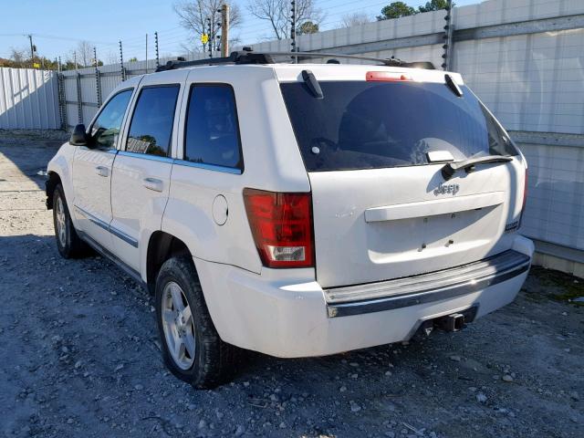 1J8HS58NX5C717742 - 2005 JEEP GRAND CHER WHITE photo 3